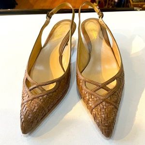 Cole Haan leather kitty heels